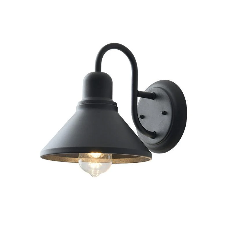 Ray Vintage Cone-shaped Ourdoor Wall Lamp - Image 4