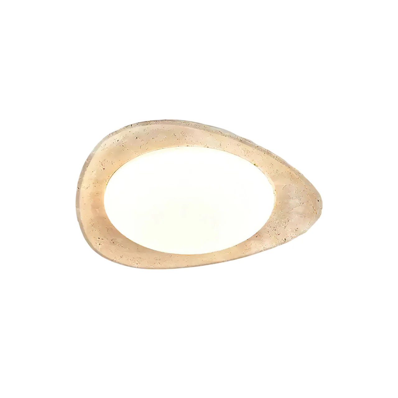 Rayna Wabi-Sabi Travertine Ceiling Light