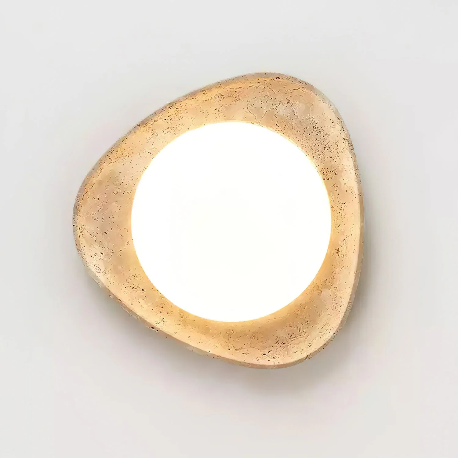 Rayna Wabi-Sabi Travertine Ceiling Light - Image 5