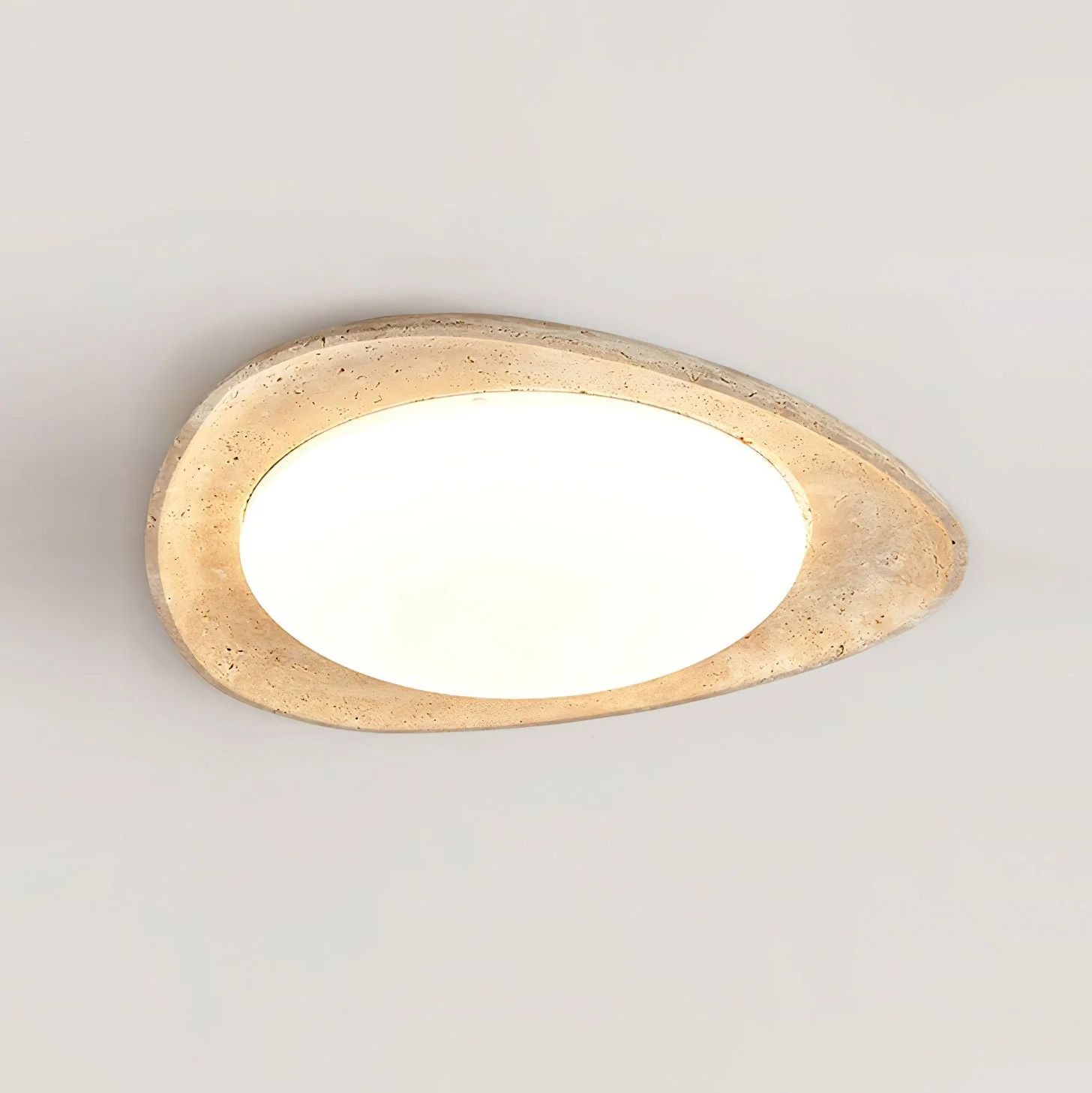 Rayna Wabi-Sabi Travertine Ceiling Light - Image 6
