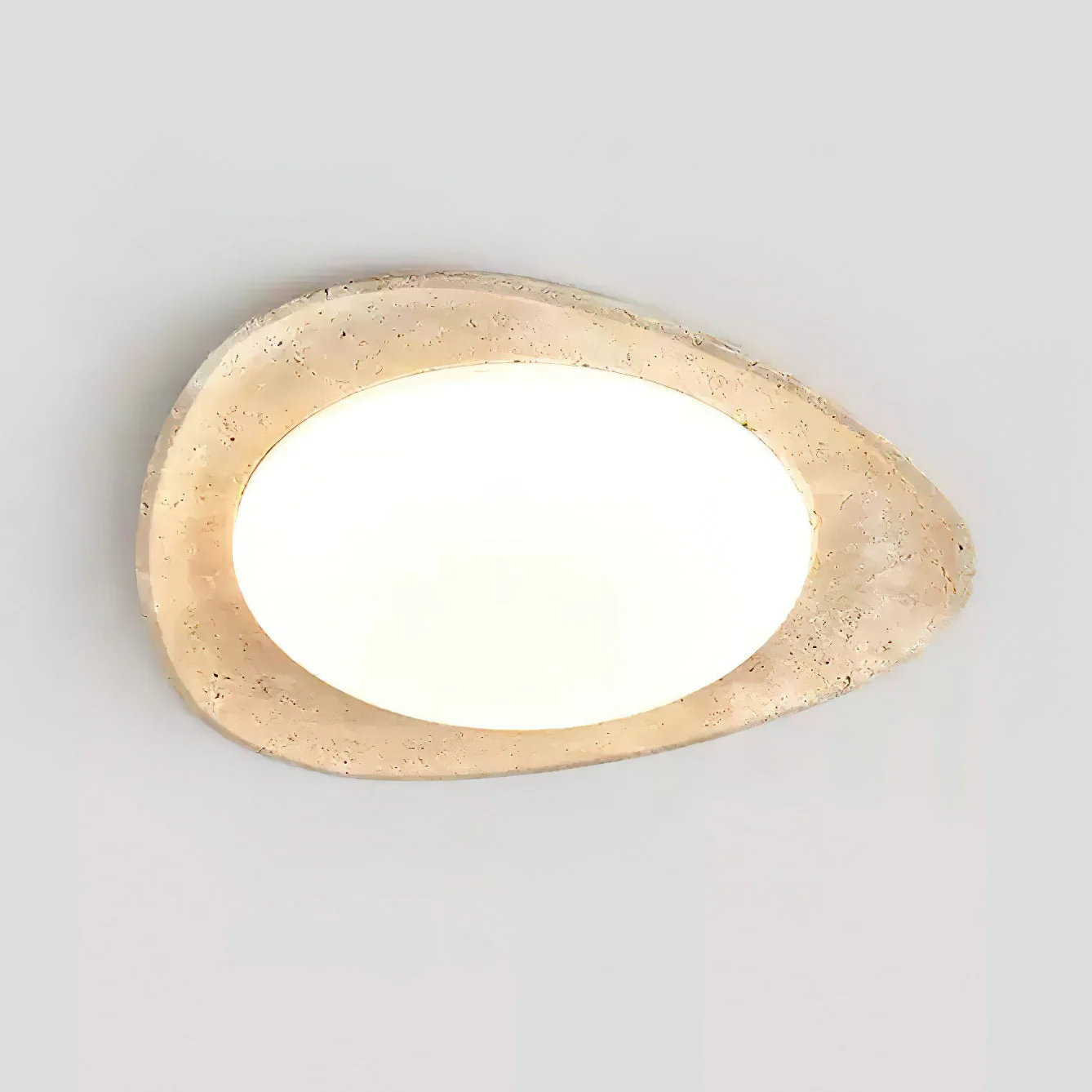 Rayna Wabi-Sabi Travertine Ceiling Light - Image 7