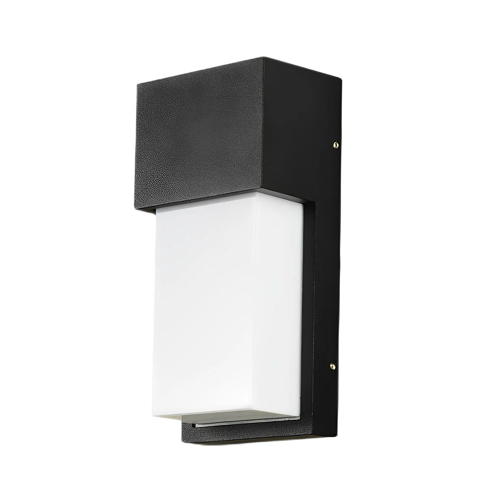 Rectangular Waterproof LED 10W Black Outdoor Wall Light - Image 8