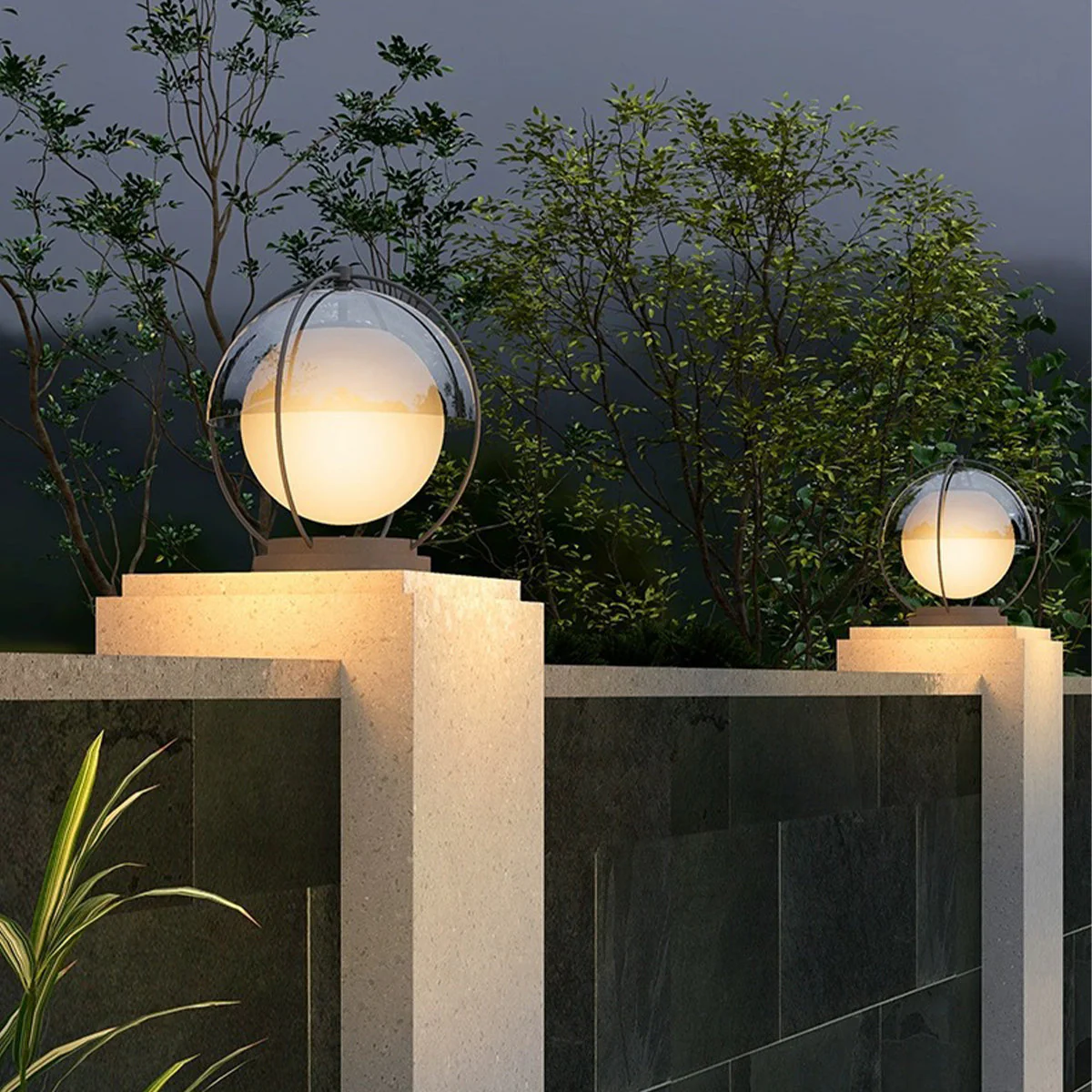 Redy Led Modern Minimalist Outdoor Pillar Lights