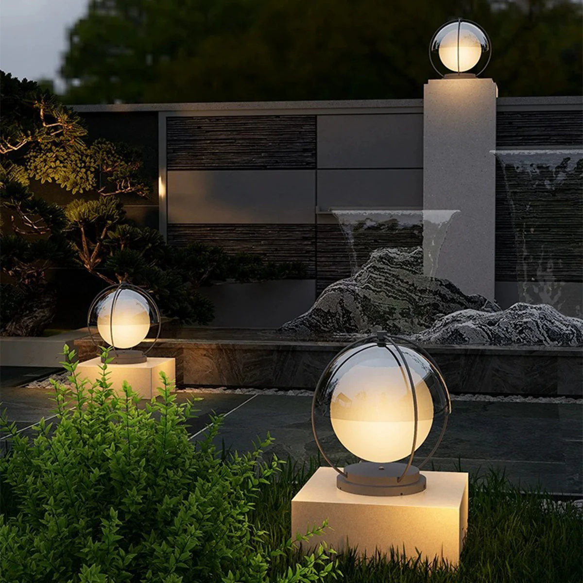 Redy Led Modern Minimalist Outdoor Pillar Lights - Image 12