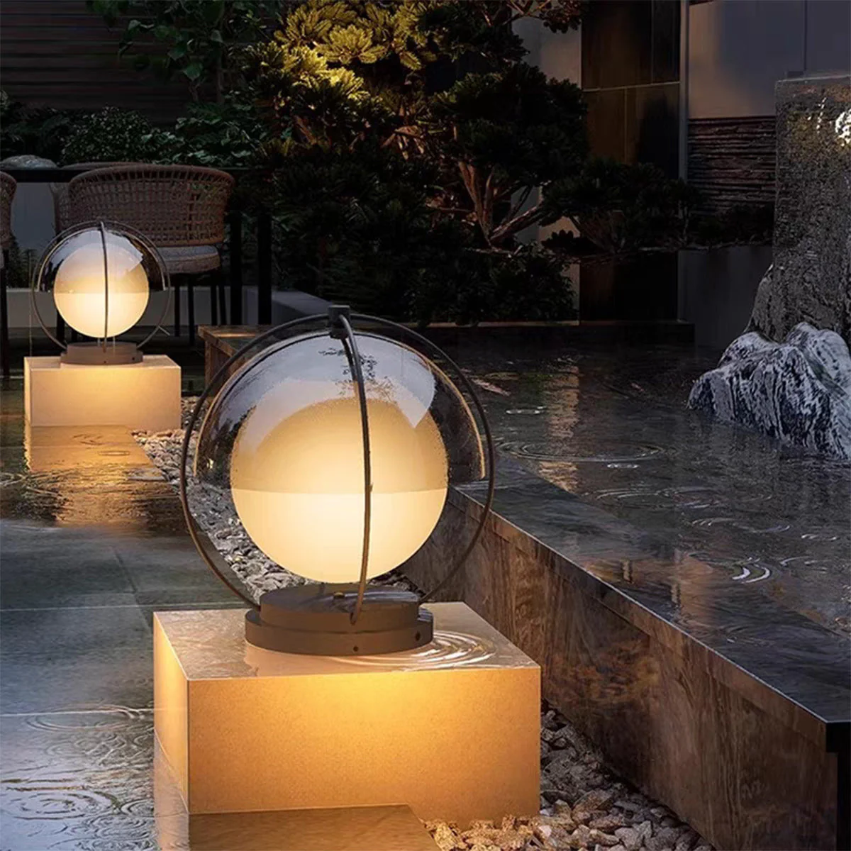 Redy Led Modern Minimalist Outdoor Pillar Lights - Image 15