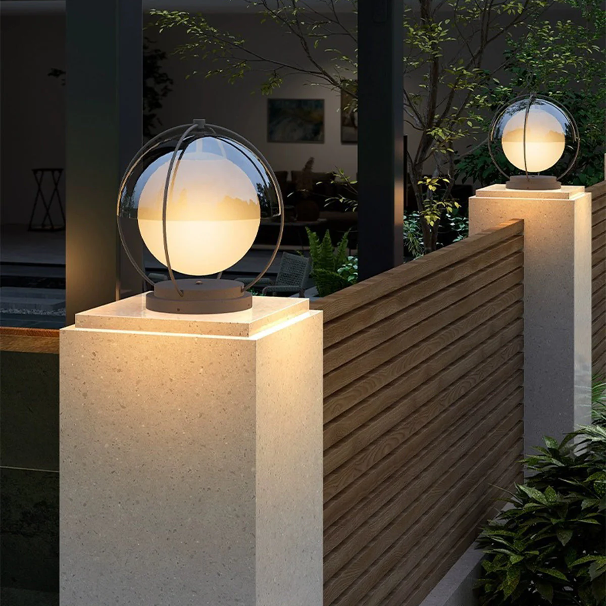 Redy Led Modern Minimalist Outdoor Pillar Lights - Image 16