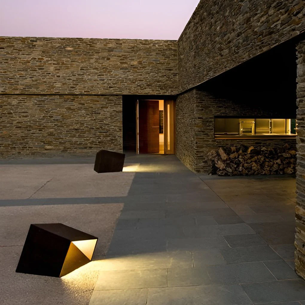 Reginald Unique Landscape Geometric Stainless Steel Outdoor Light - Image 5