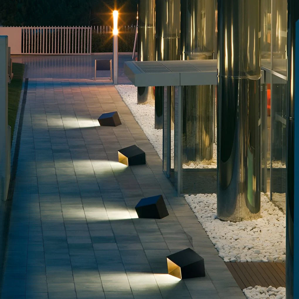 Reginald Unique Landscape Geometric Stainless Steel Outdoor Light - Image 7