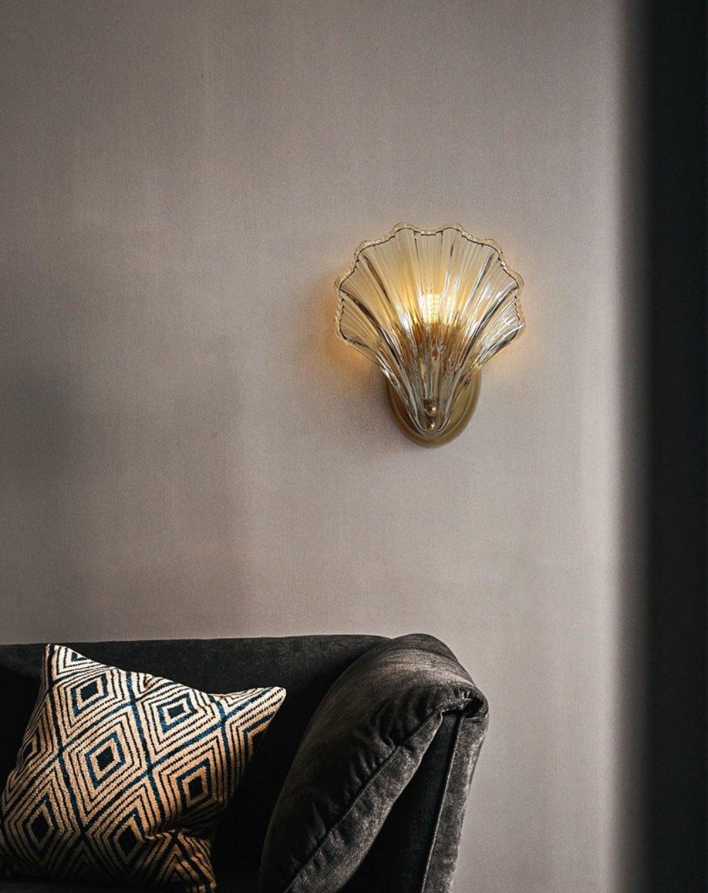 Respected Premium Elegance Brass Glass Wall Light - Image 18