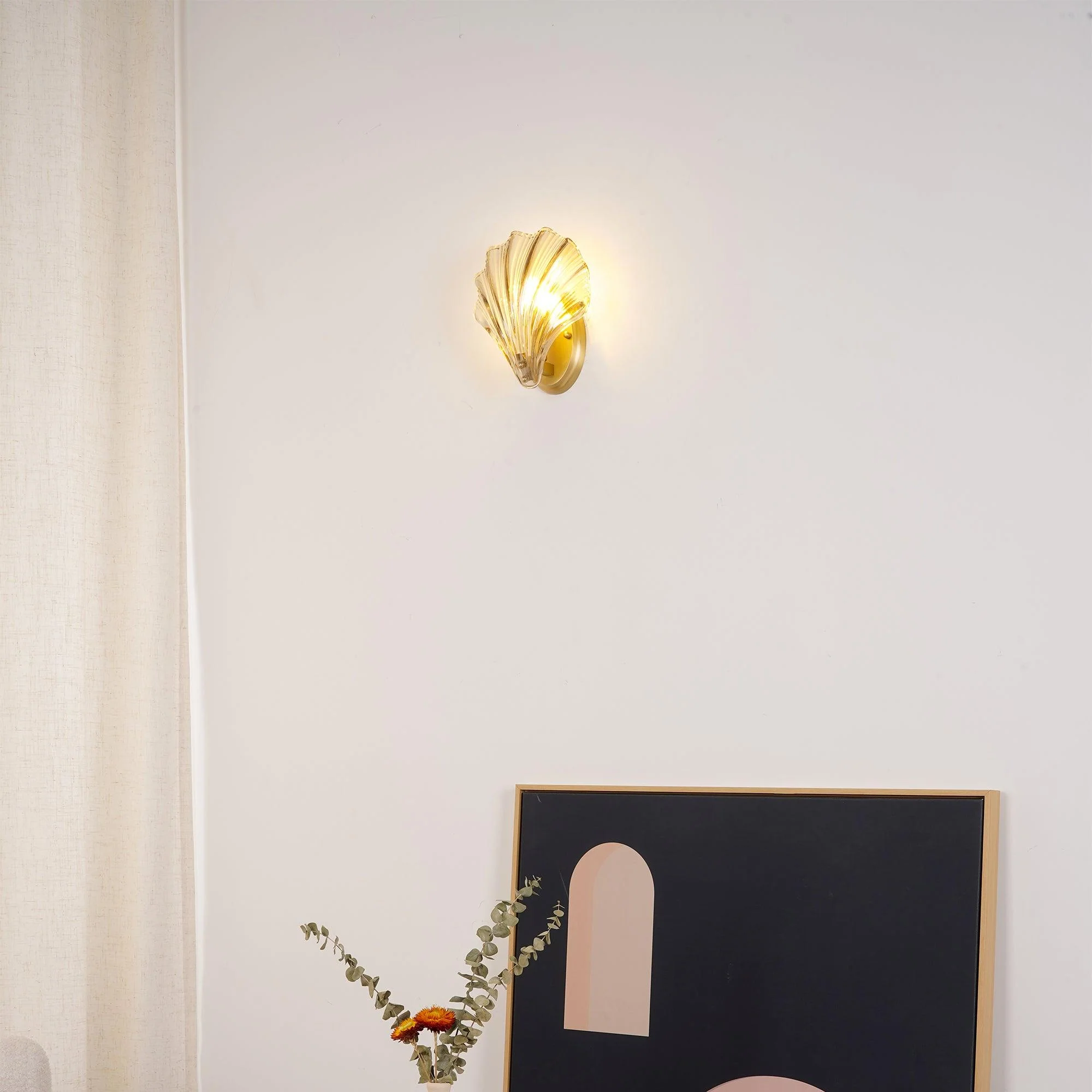 Respected Premium Elegance Brass Glass Wall Light - Image 22