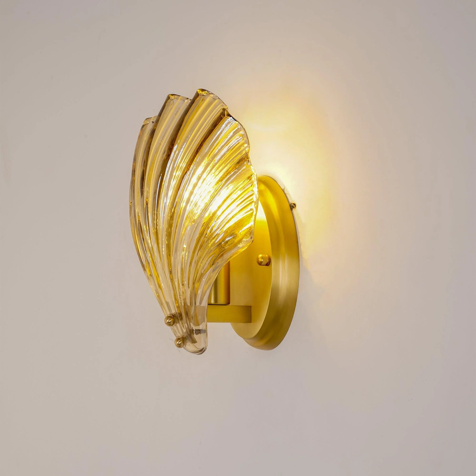 Respected Premium Elegance Brass Glass Wall Light - Image 23