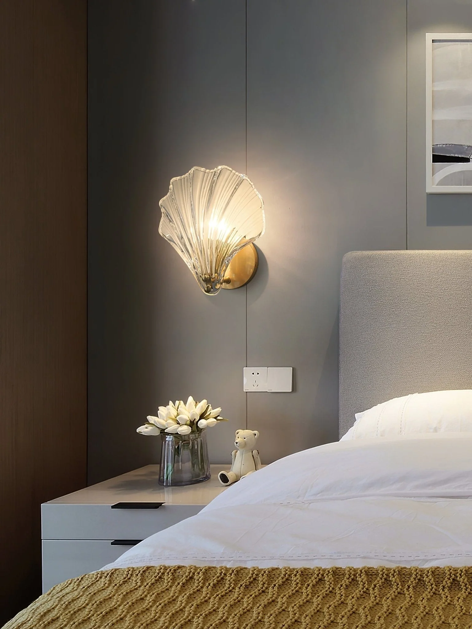 Respected Premium Elegance Brass Glass Wall Light - Image 39