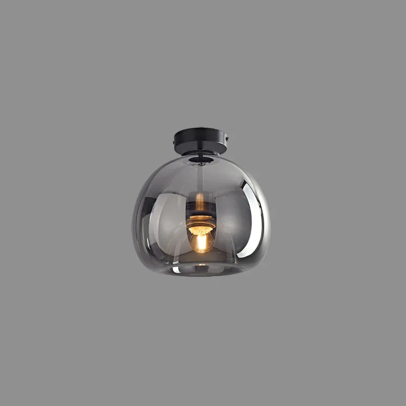 Rhea Glass Semi-Flush Mount Ceiling Light/Pendant Light - Image 9