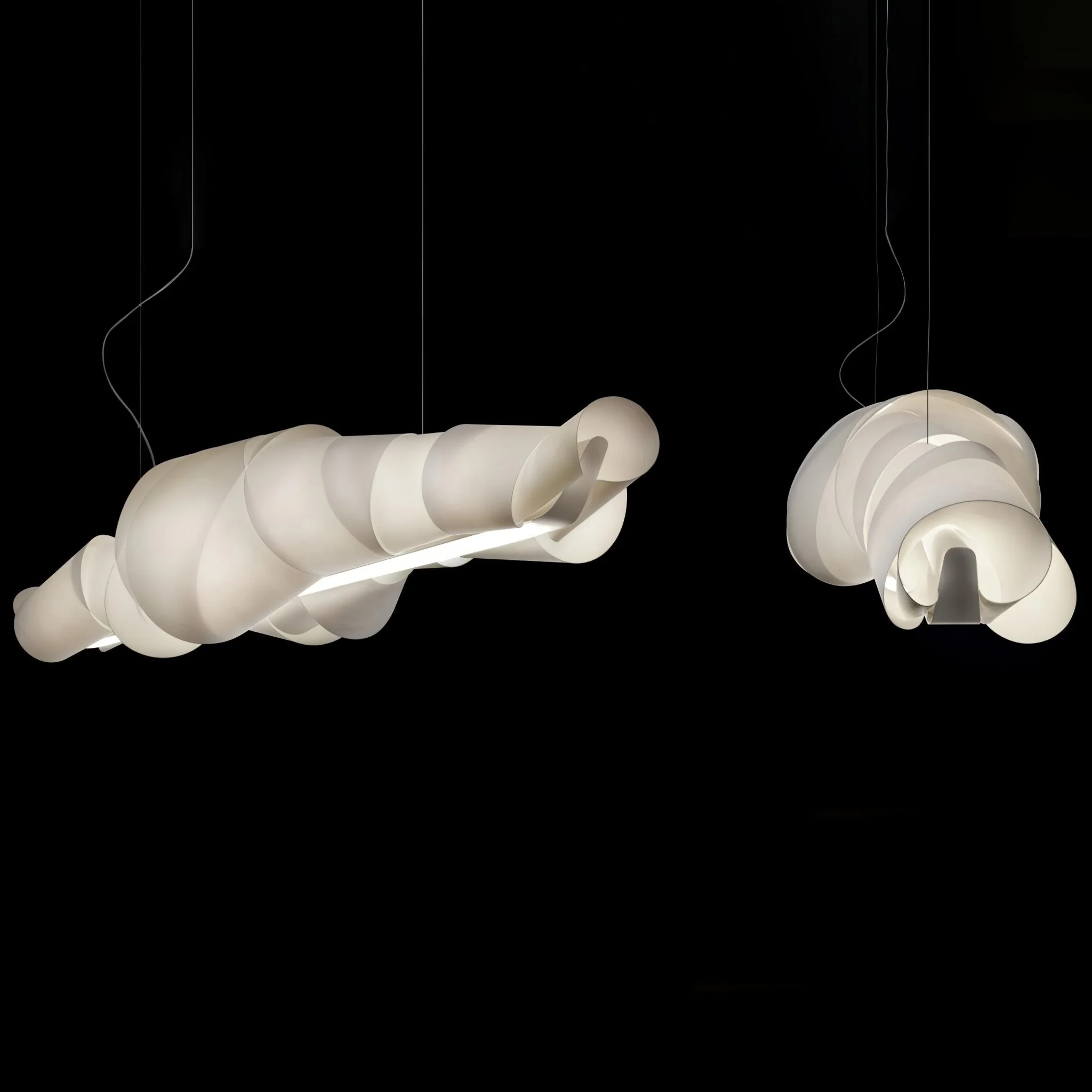 Ribbon Playful PVC Chandelier - Image 12