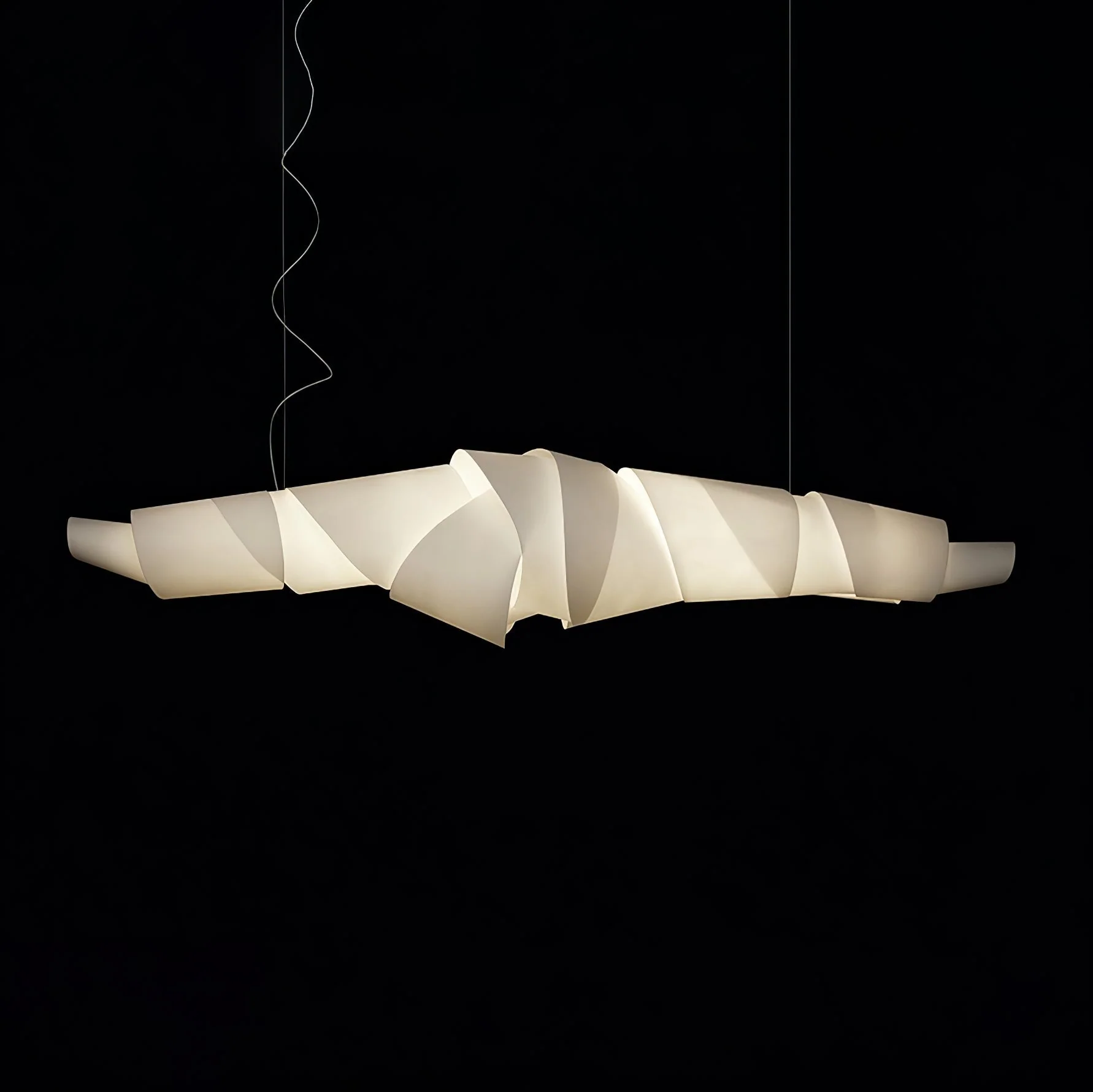 Ribbon Playful PVC Chandelier - Image 14