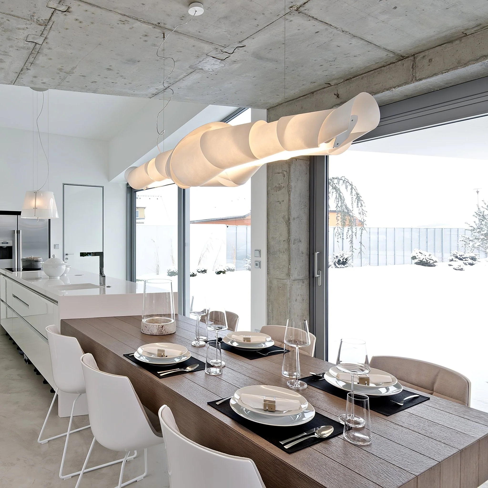 Ribbon Playful PVC Chandelier - Image 15
