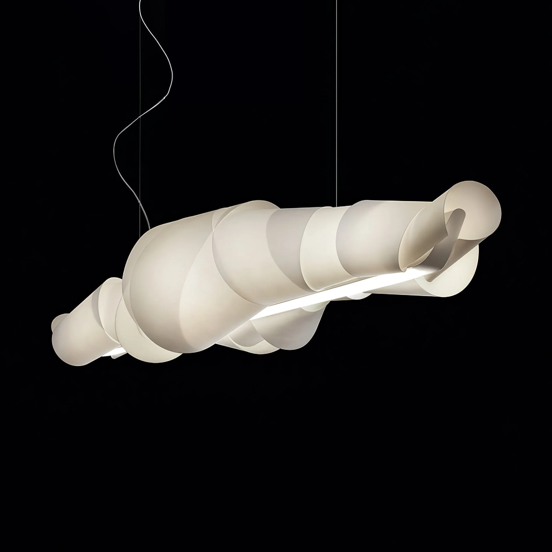Ribbon Playful PVC Chandelier - Image 27