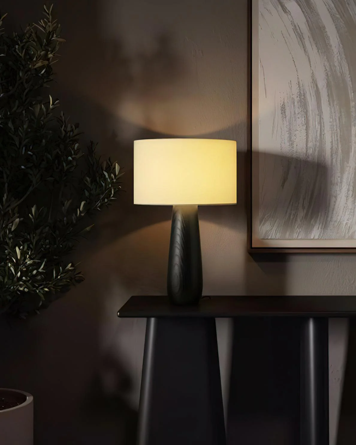 Ridge Serene Wood Table Lamp - Image 4