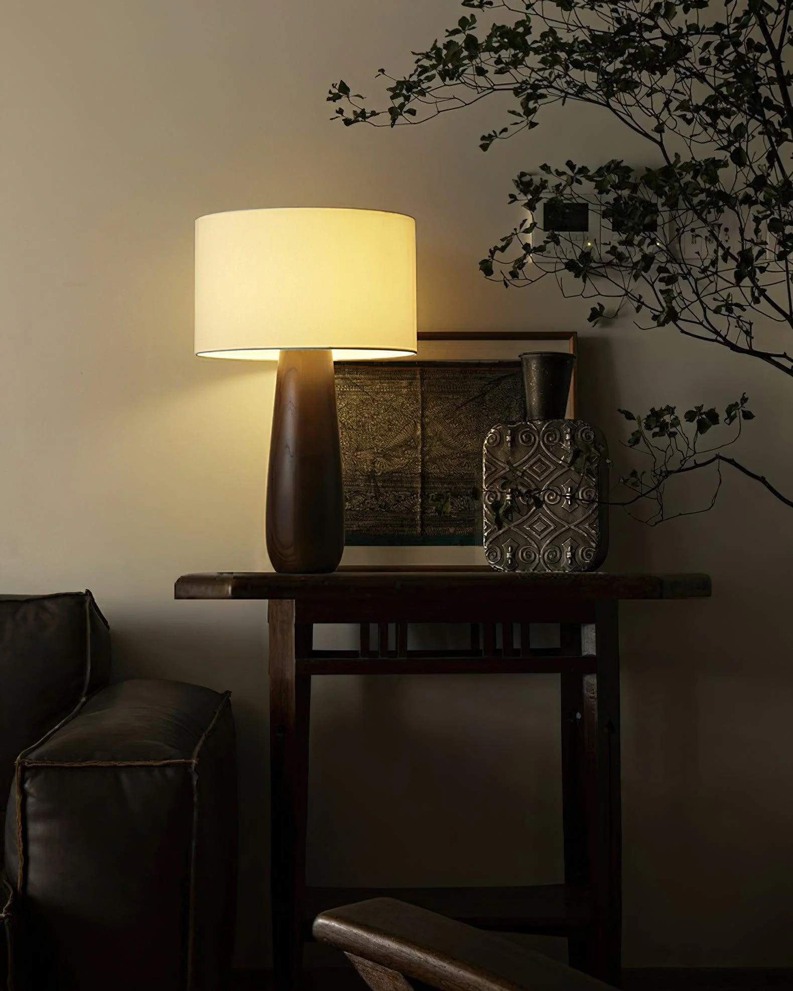 Ridge Serene Wood Table Lamp - Image 8