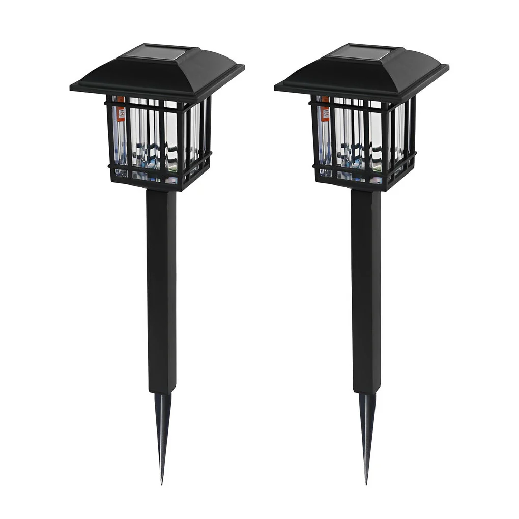 Ridley Vintage-Modern Square ABS Outdoor Lawn Lights - Image 2