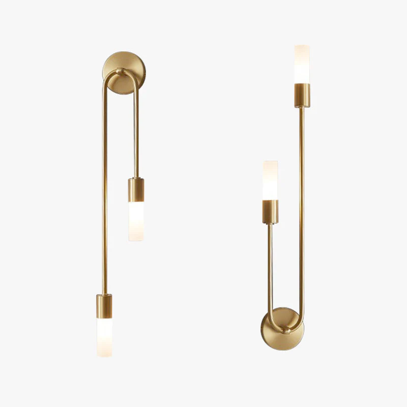 Rime Modern Wall Sconce for Bedeside Gold 2 PCS