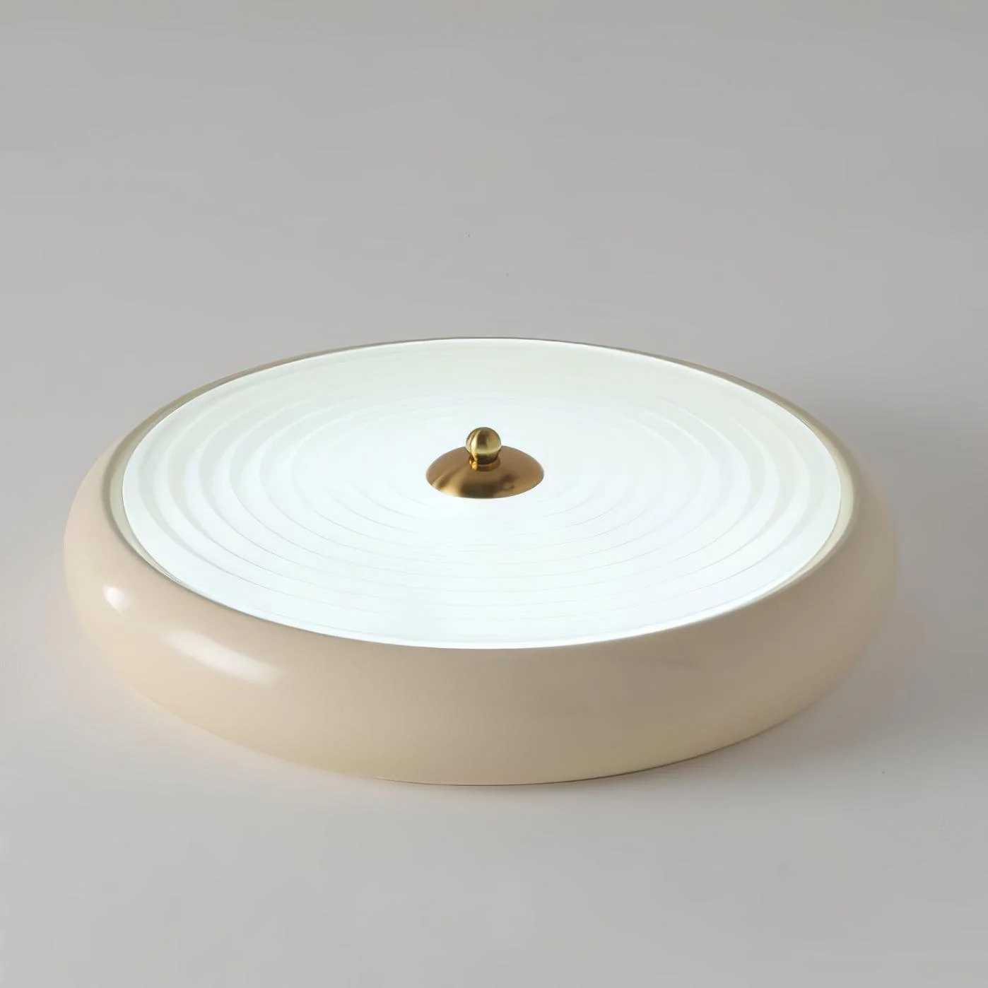 Utheara Modern Minimalist Ripple Cream Glass Ceiling Lamp - Image 26