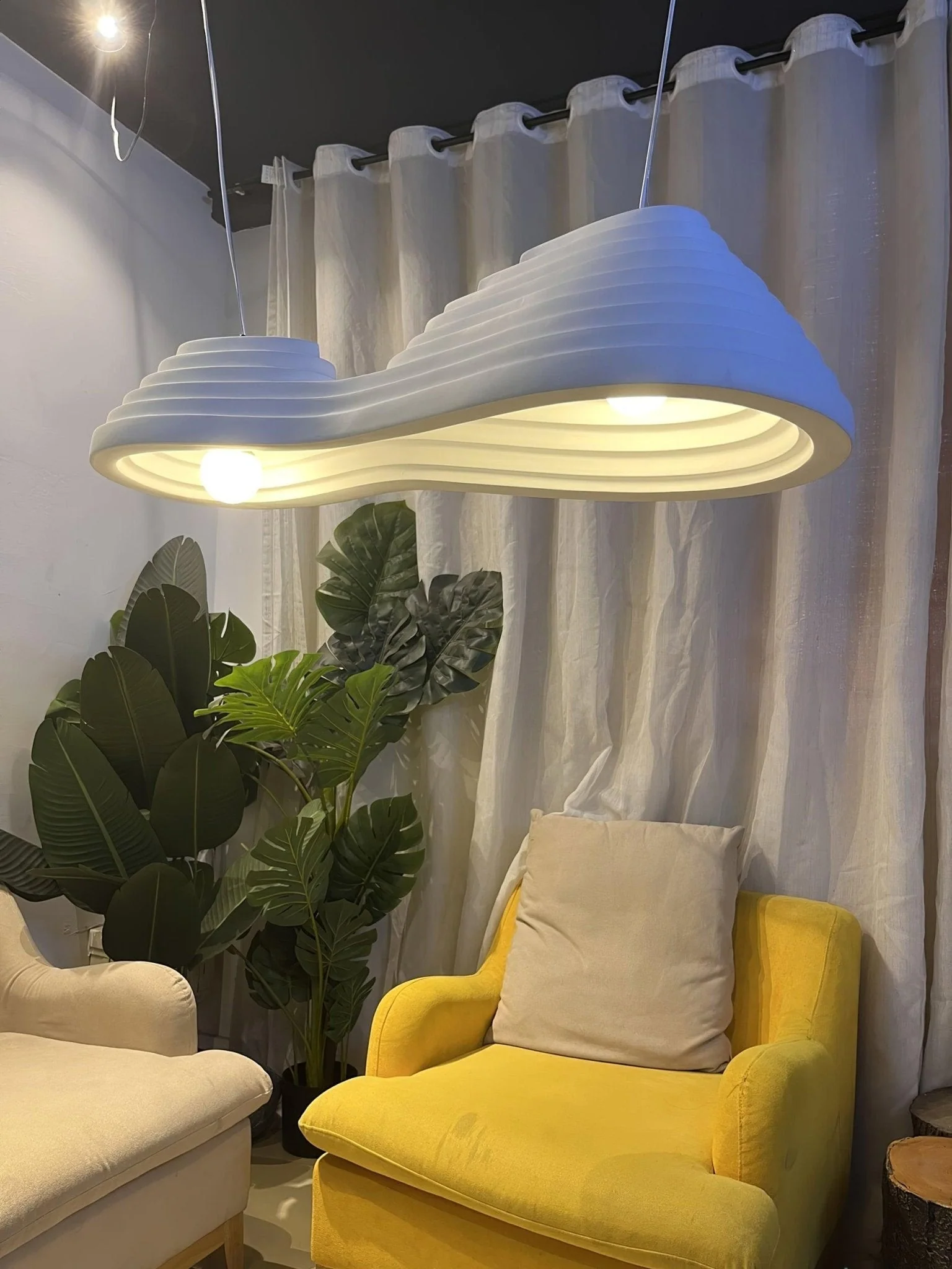 Ripple Minimalist Resin Pendant Lamp - Image 21