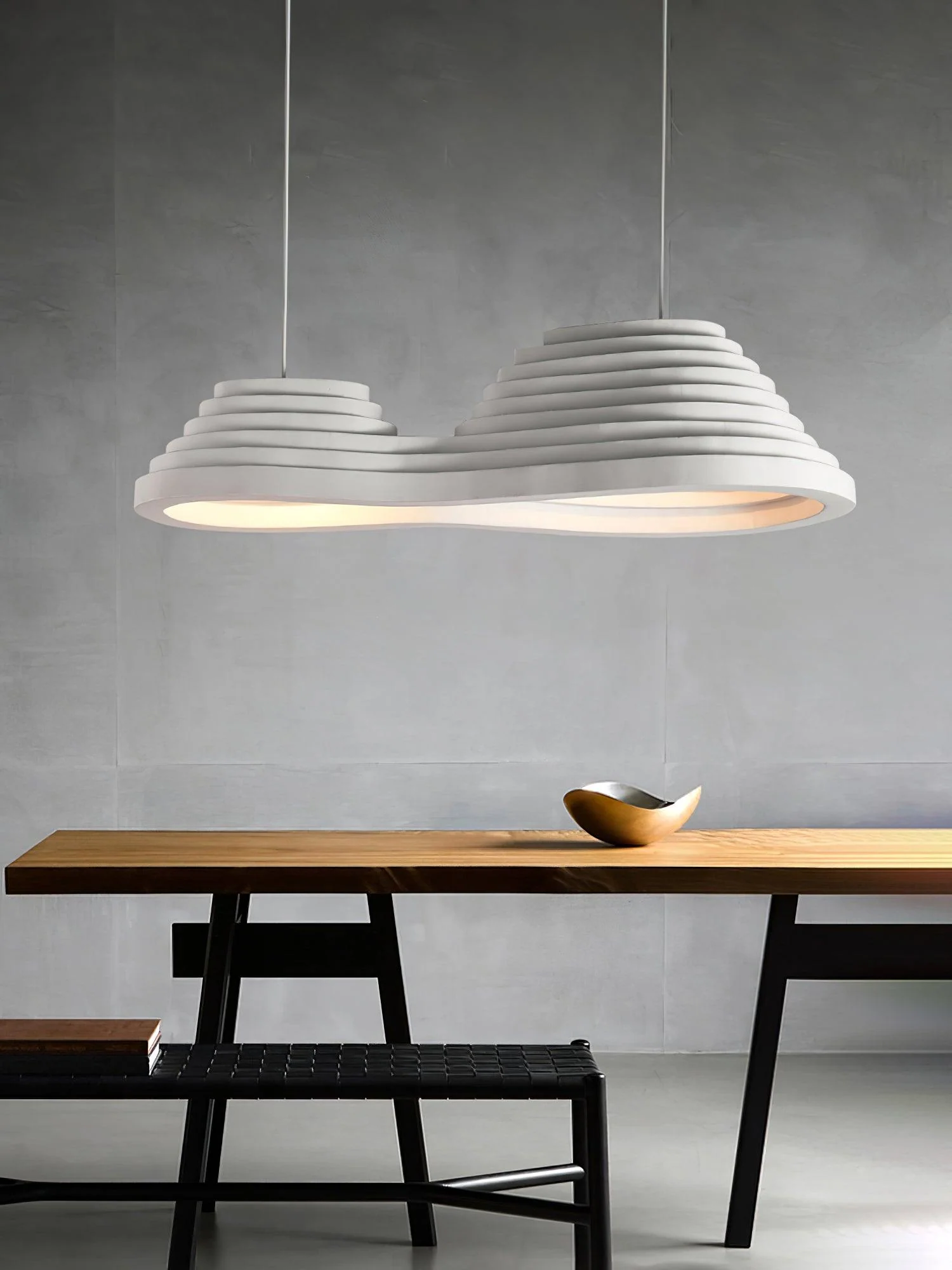 Ripple Minimalist Resin Pendant Lamp - Image 3