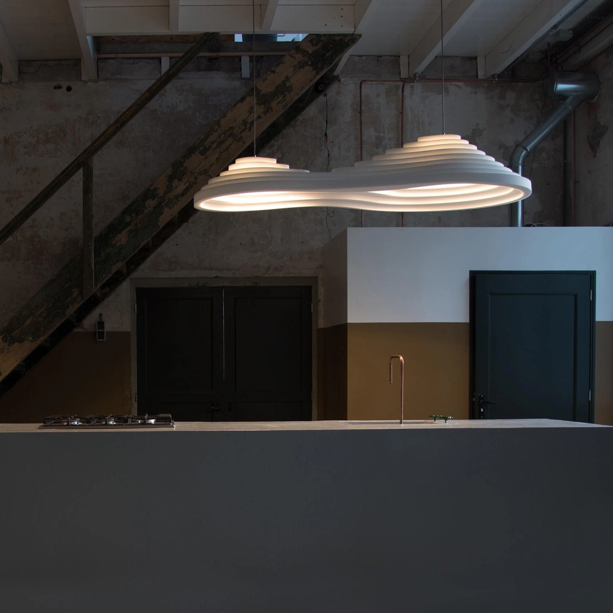 Ripple Minimalist Resin Pendant Lamp - Image 30