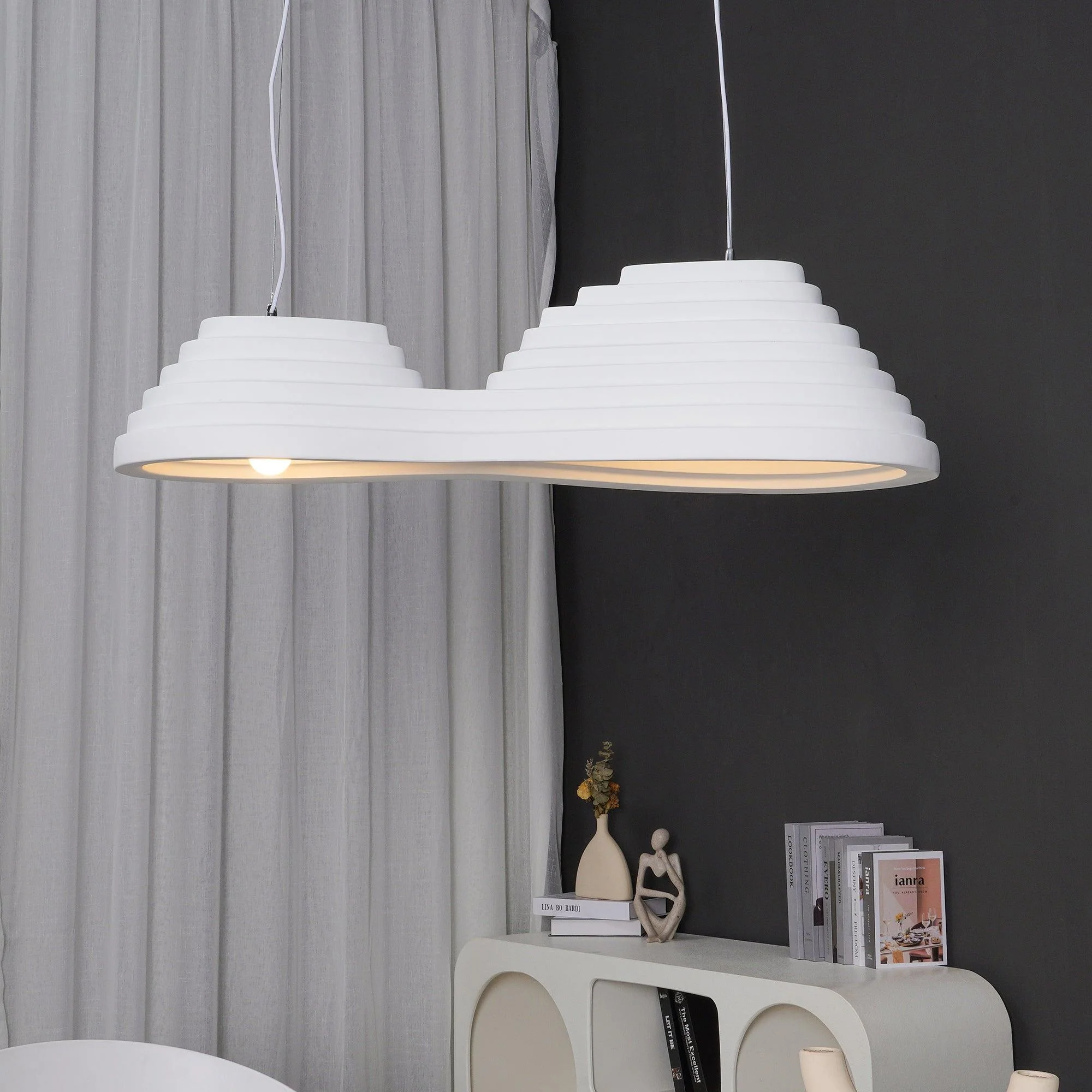 Ripple Minimalist Resin Pendant Lamp - Image 32