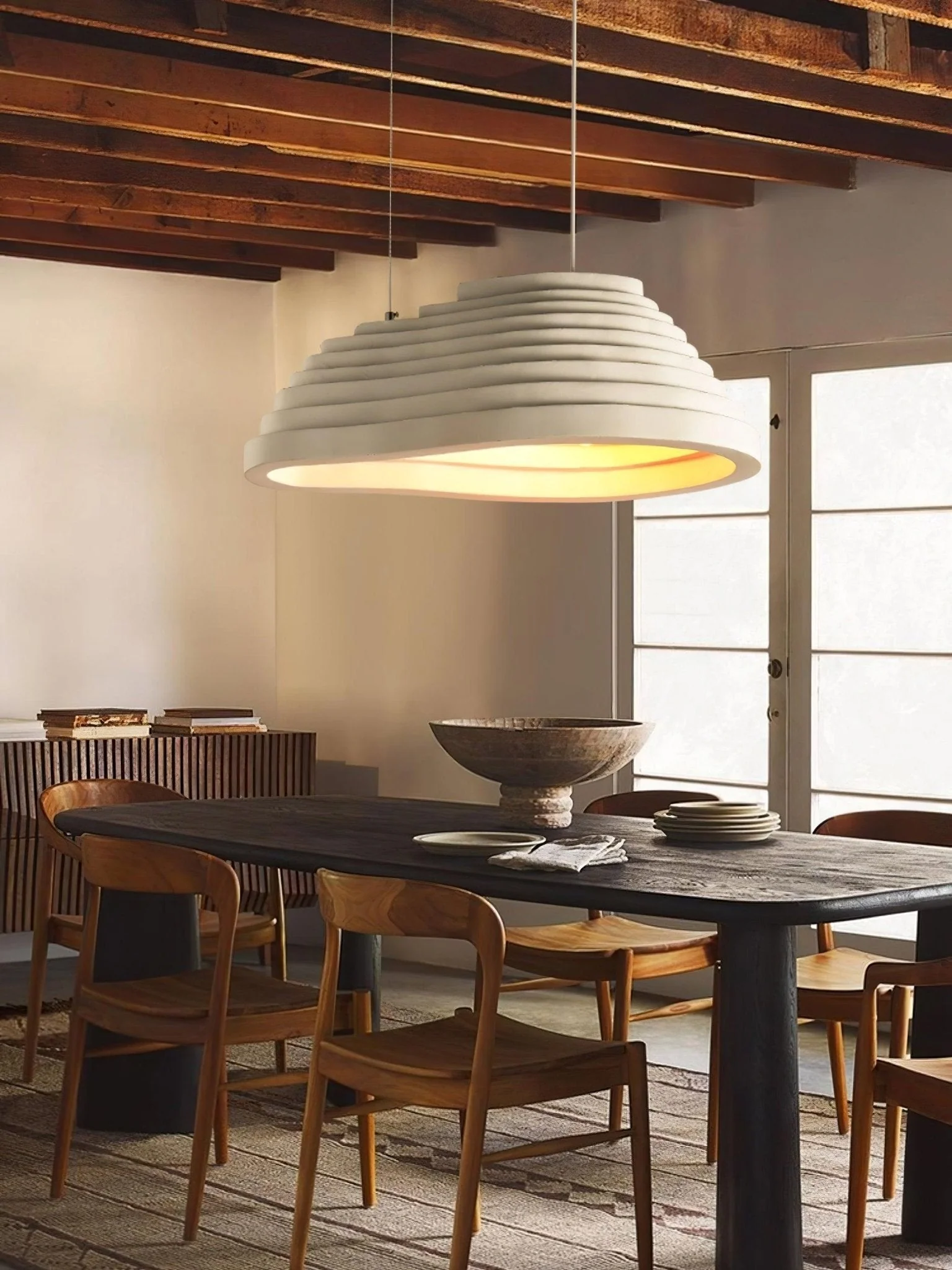 Ripple Minimalist Resin Pendant Lamp - Image 37