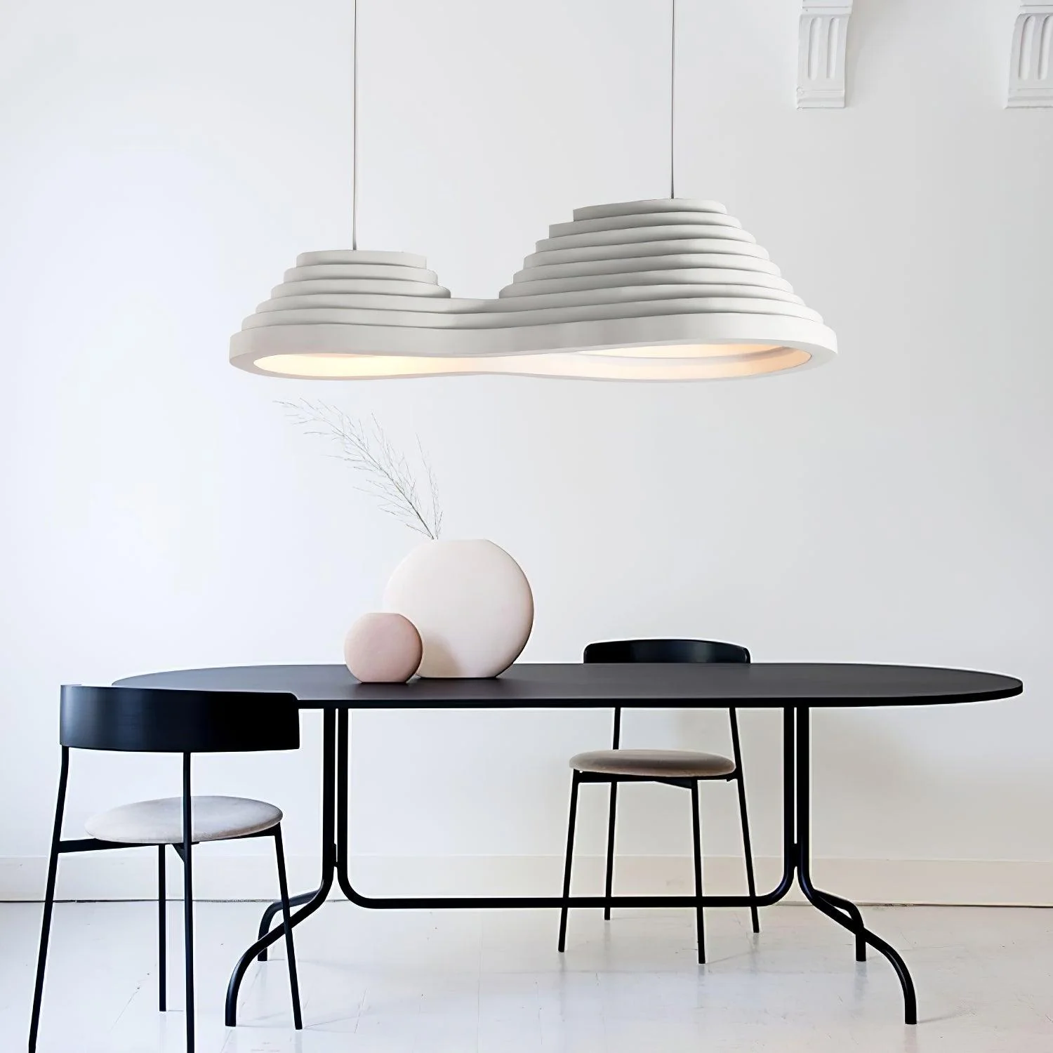 Ripple Minimalist Resin Pendant Lamp - Image 4