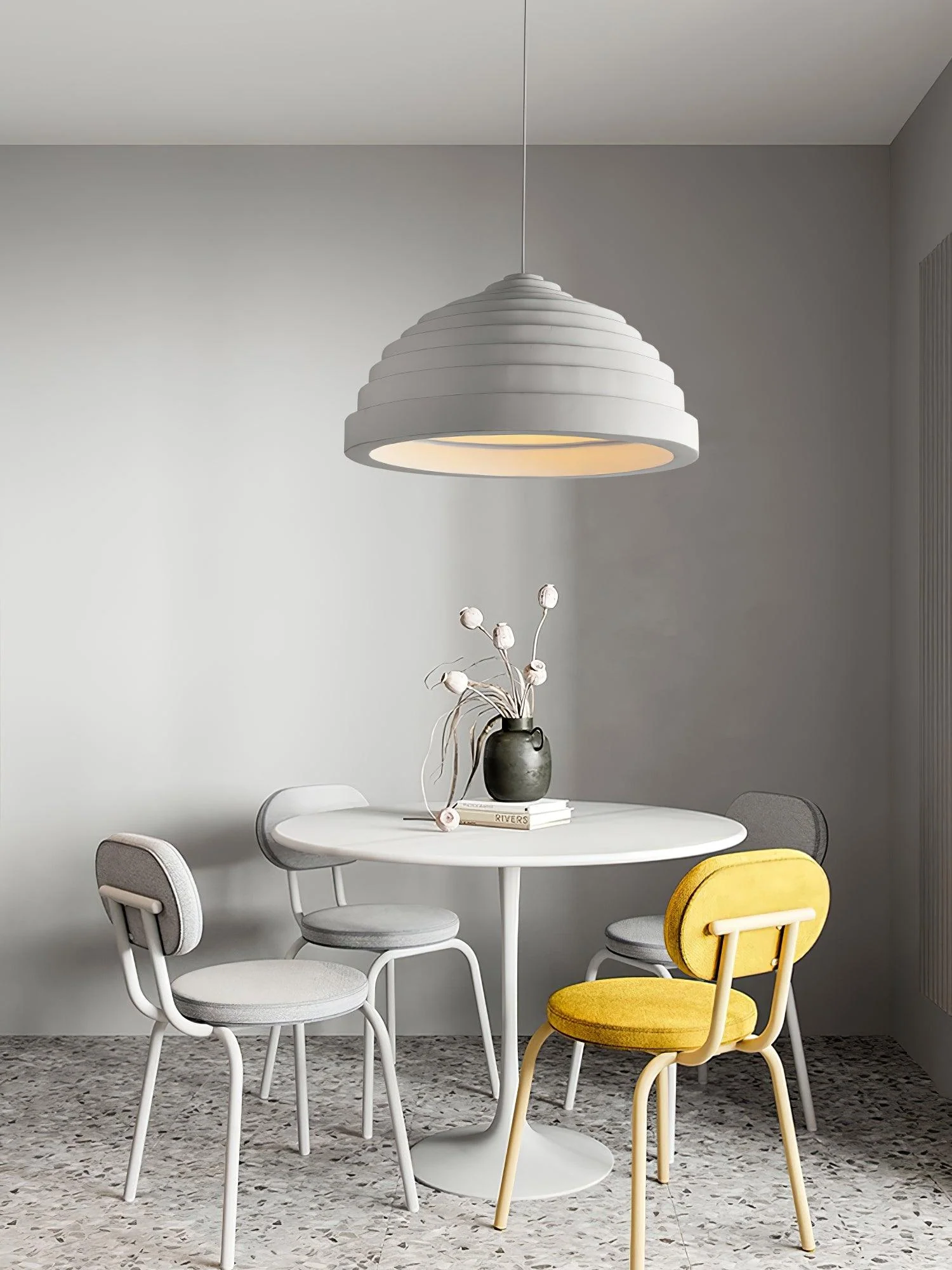 Ripple Minimalist Resin Pendant Lamp - Image 6