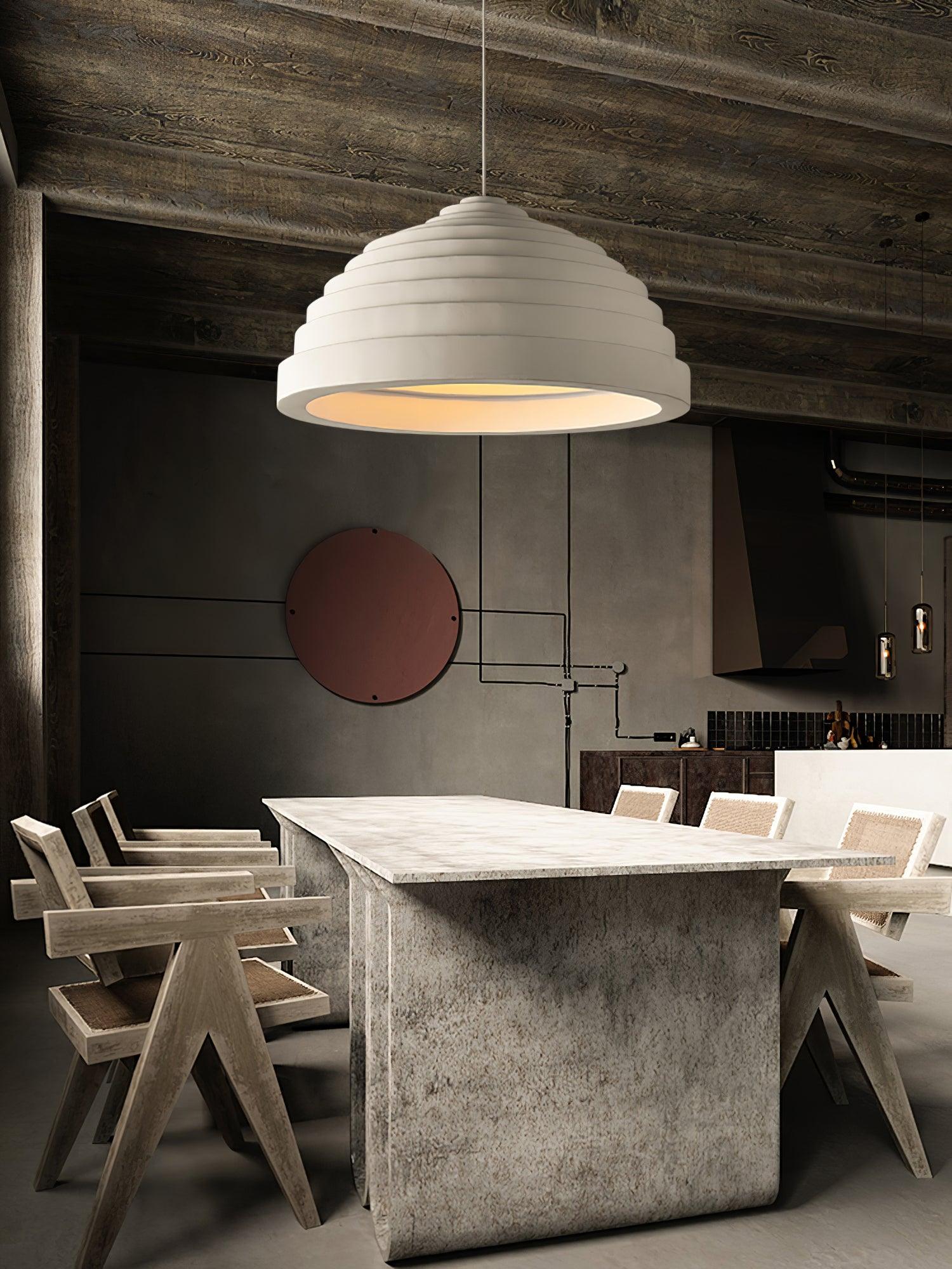 Ripple Minimalist Resin Pendant Lamp - Image 7