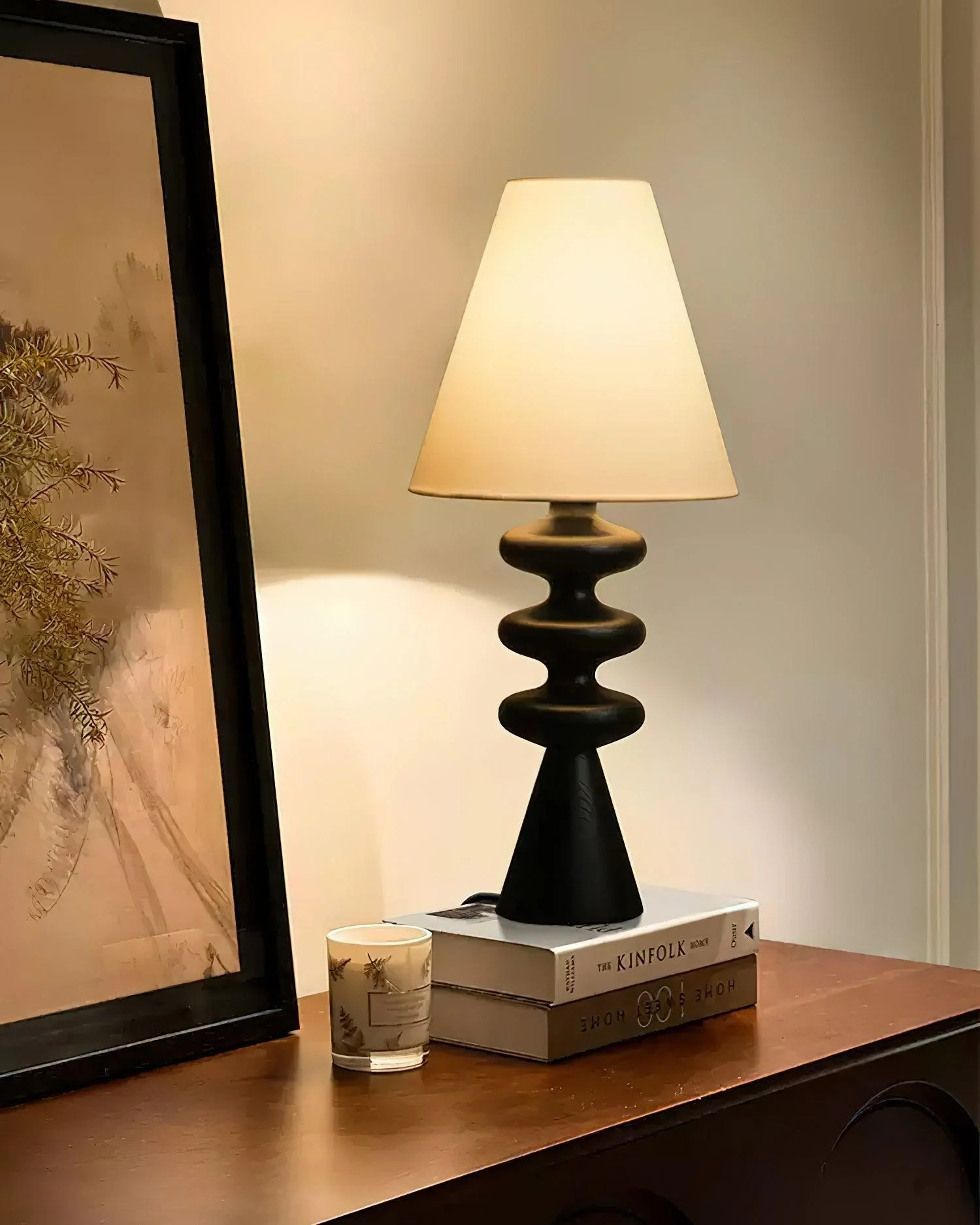 Ripple Sculptural Wood Table Light - Image 12