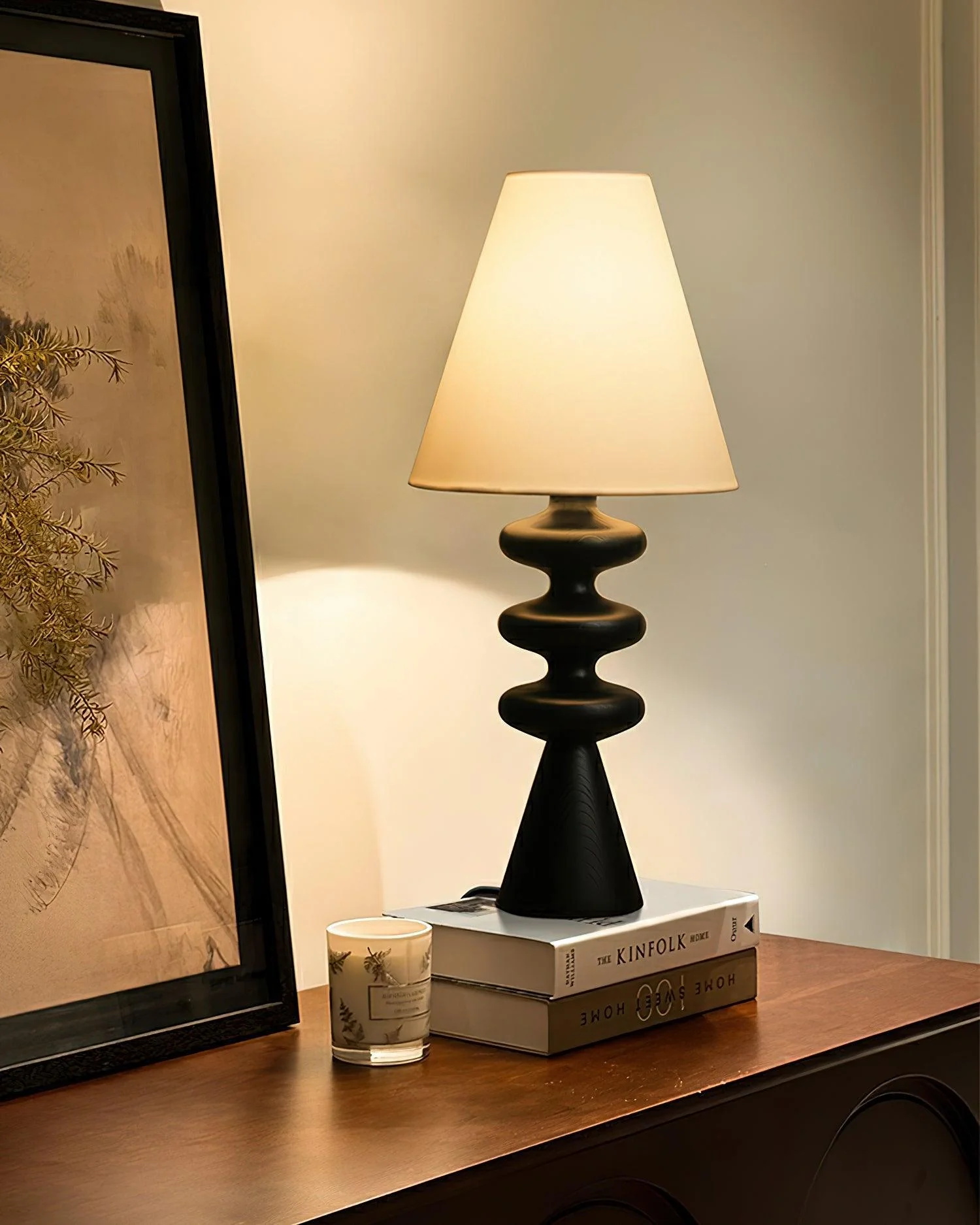 Ripple Sculptural Wood Table Light - Image 15