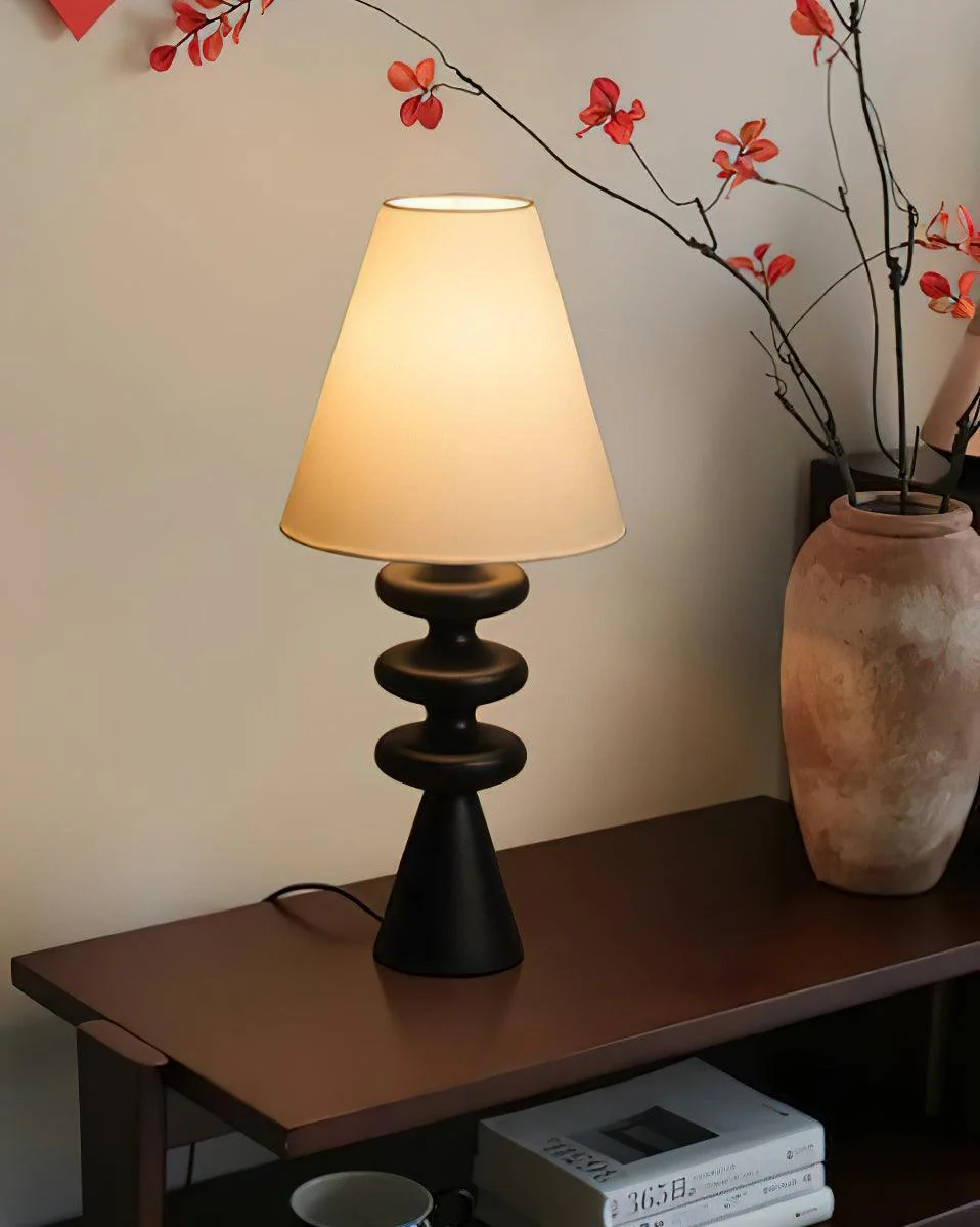 Ripple Sculptural Wood Table Light - Image 9