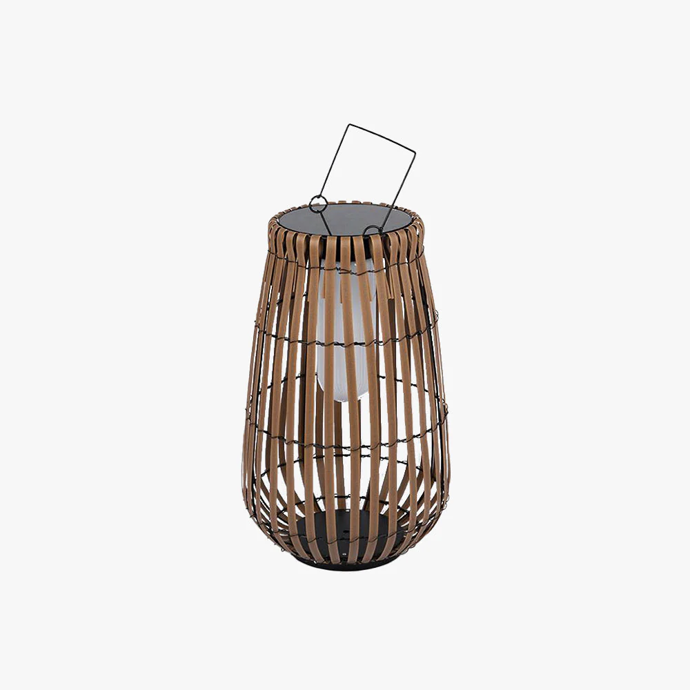 Ritta Retro Bamboo Outdoor Floor Lamp