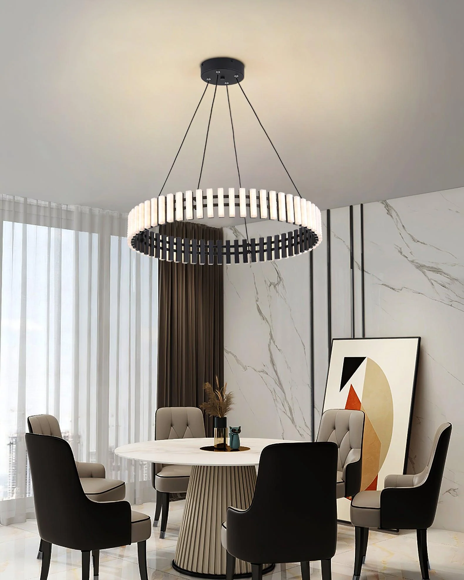Rivo Stylis Hanging LED Chandelier - Image 5
