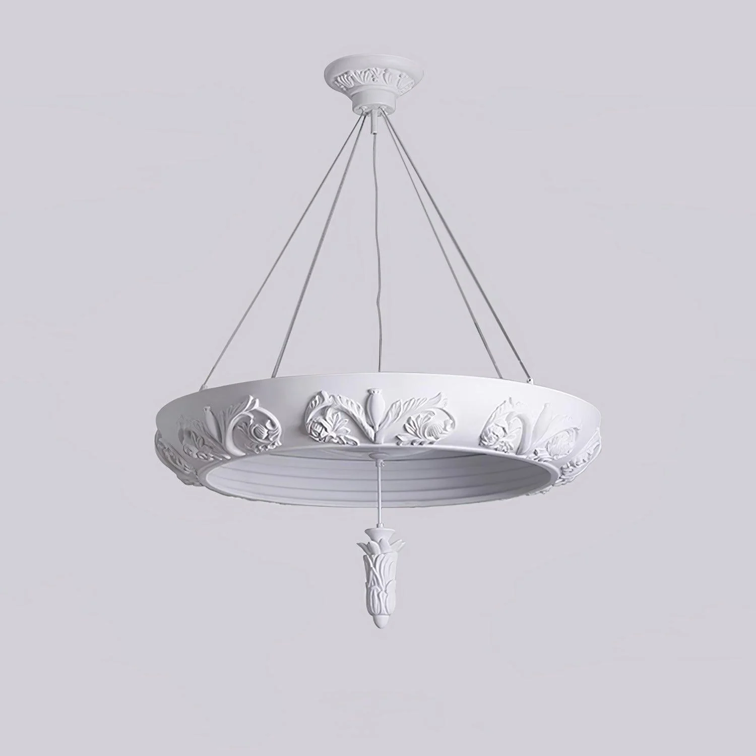 Rococo Plaster Pendant Chandelier - Image 2