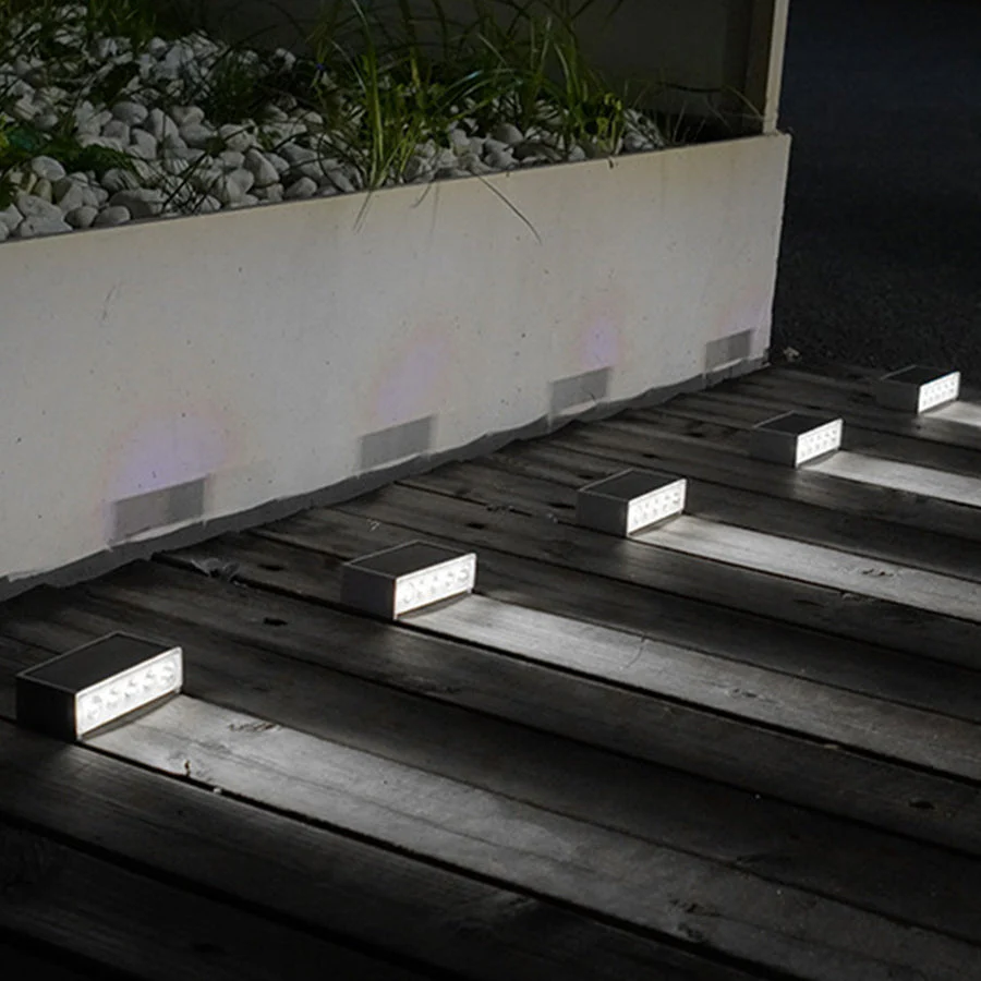 Rosa Solar Modern ABS Outdoor Step Light Fixtures - Image 6