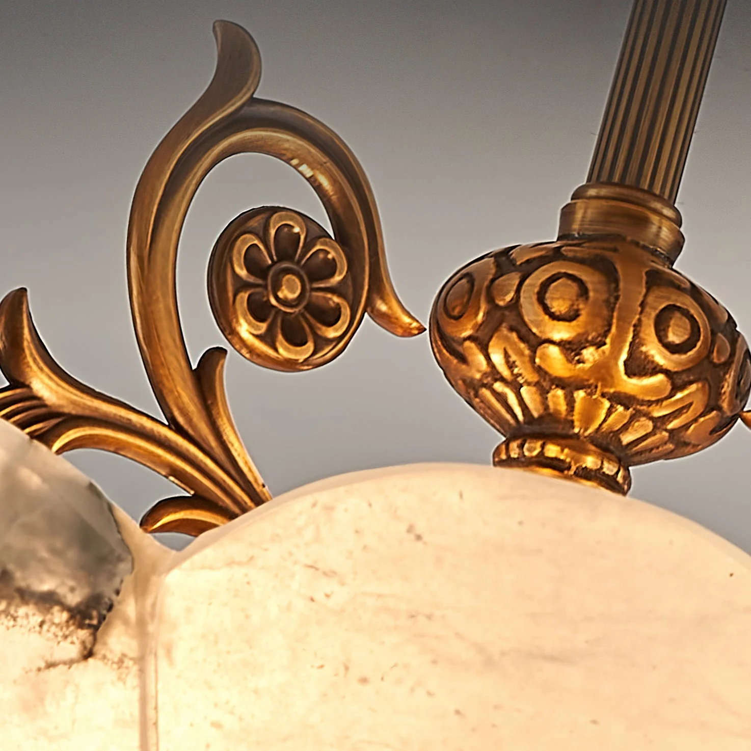 Rosemary Retro Alabaster Ceiling Light - Image 8