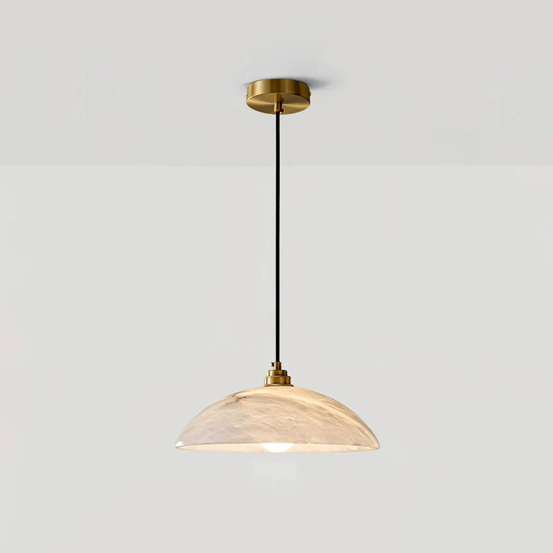 Rovyn Modern Alabaster Brass Pendant Light - Image 31