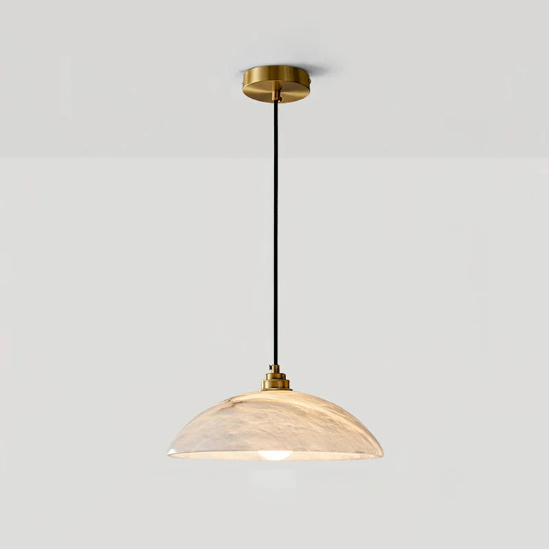 Rovyn Modern Alabaster Brass Pendant Light - Image 33