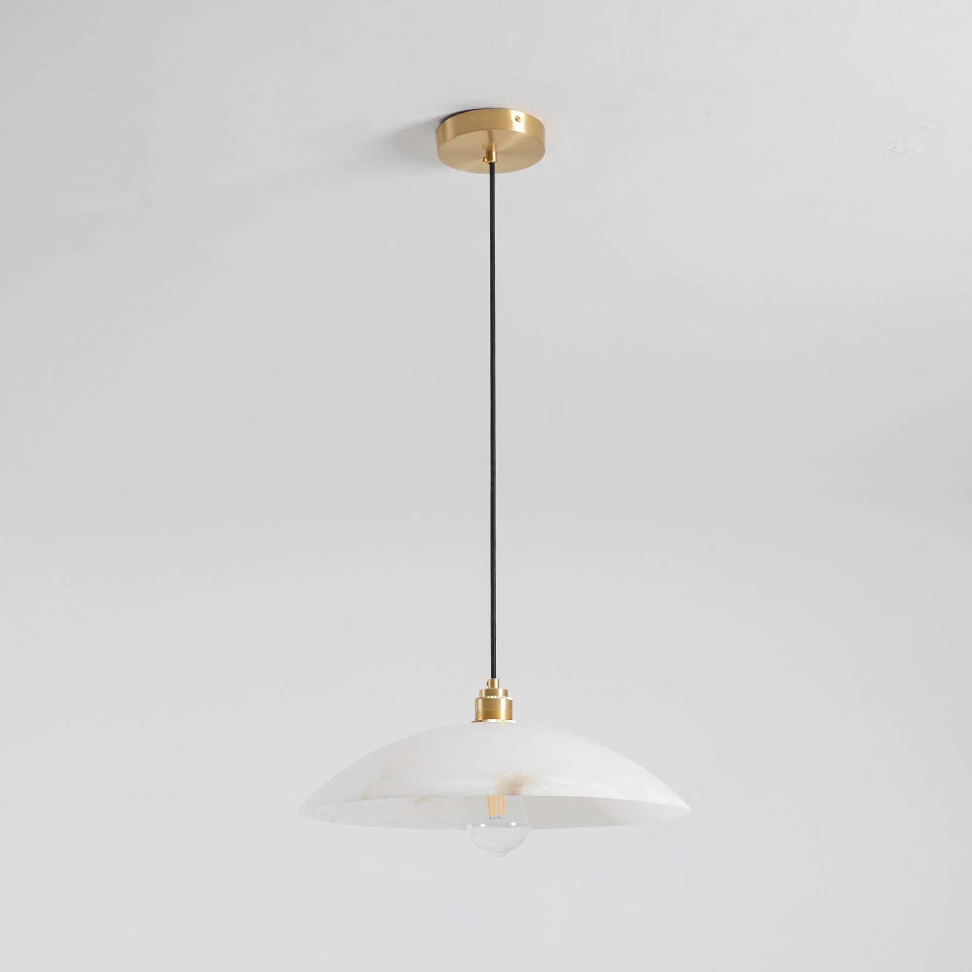 Rovyn Modern Alabaster Brass Pendant Light - Image 34