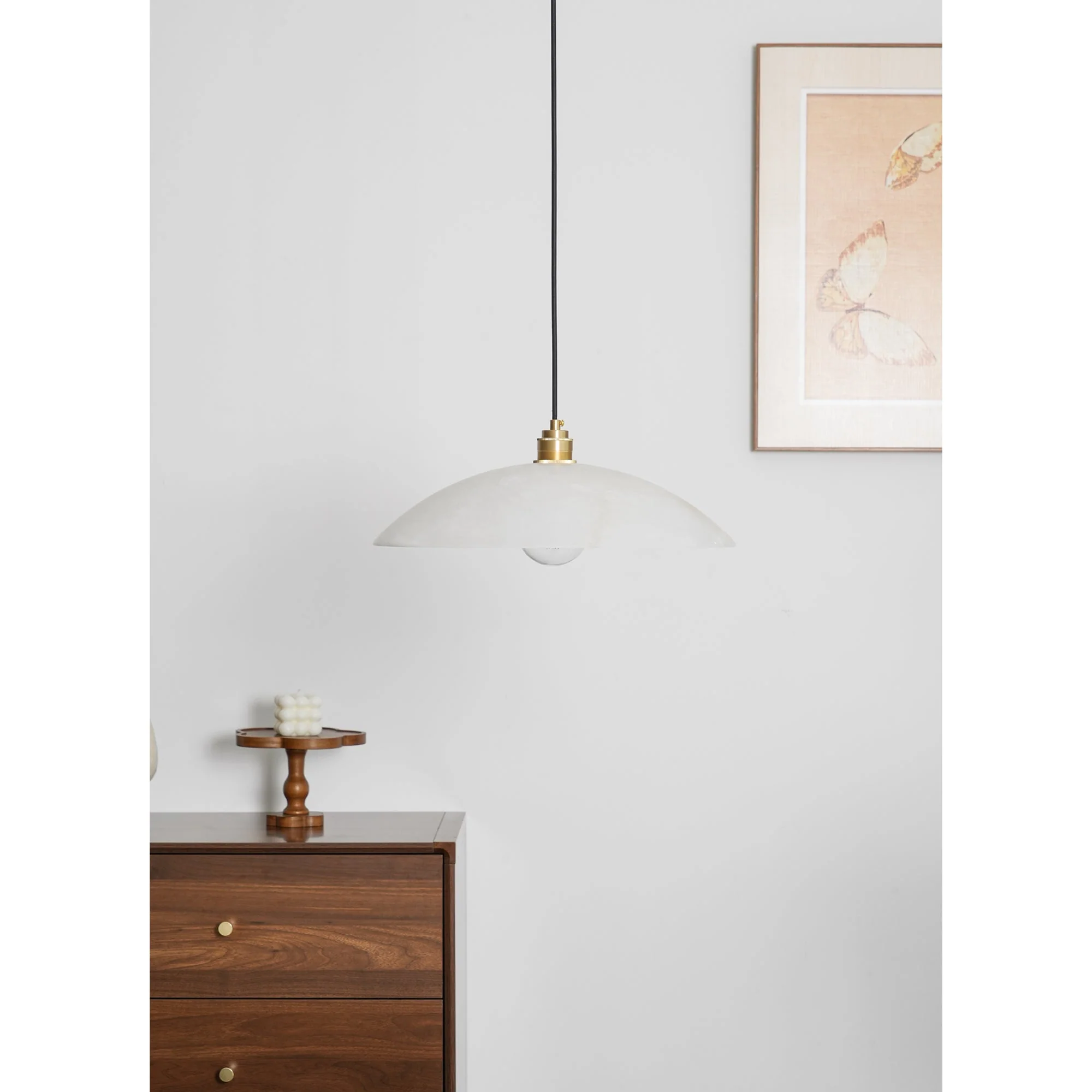 Rovyn Modern Alabaster Brass Pendant Light - Image 44