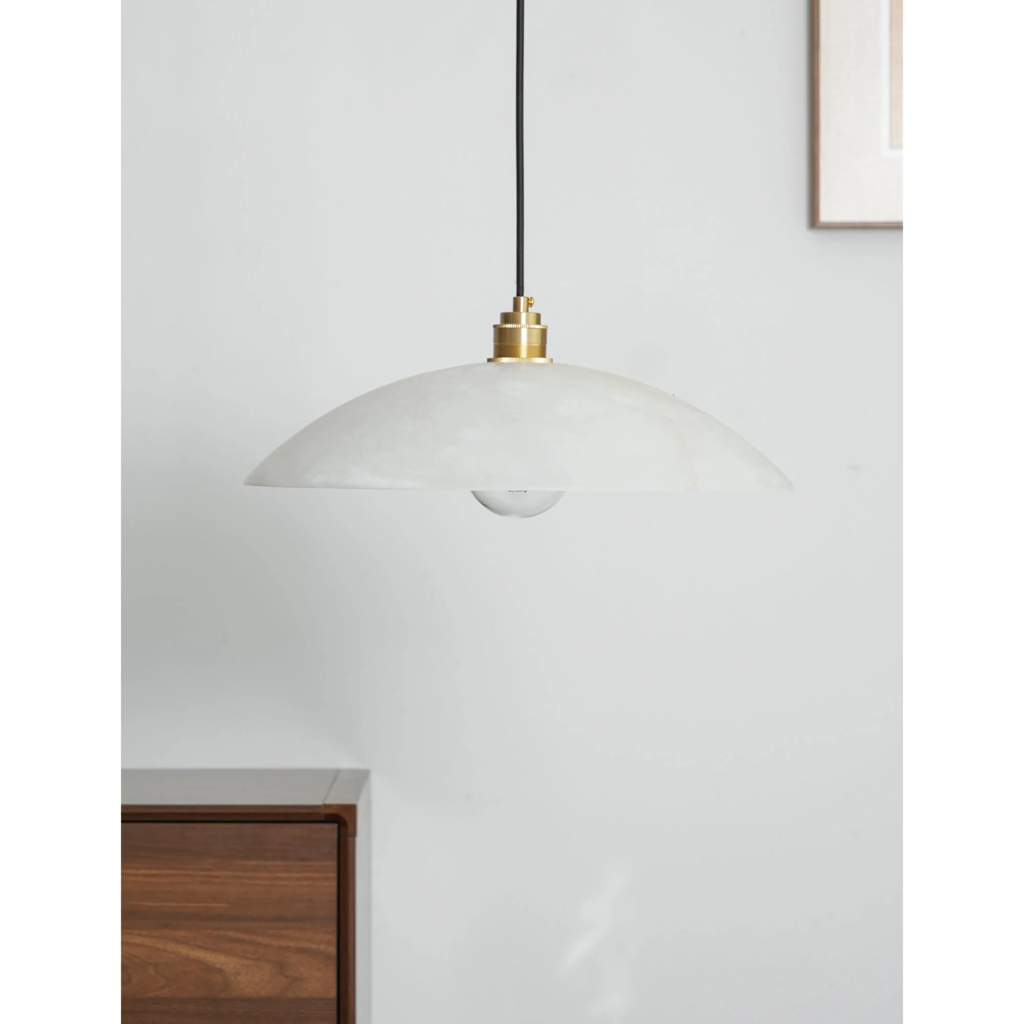 Rovyn Modern Alabaster Brass Pendant Light - Image 46