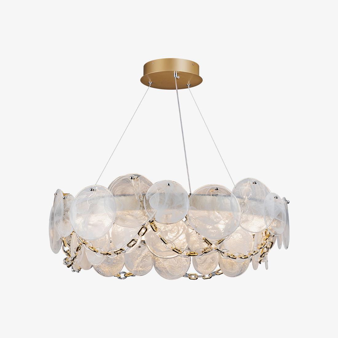 Ruby Luxury Glass Chandelier - Image 8