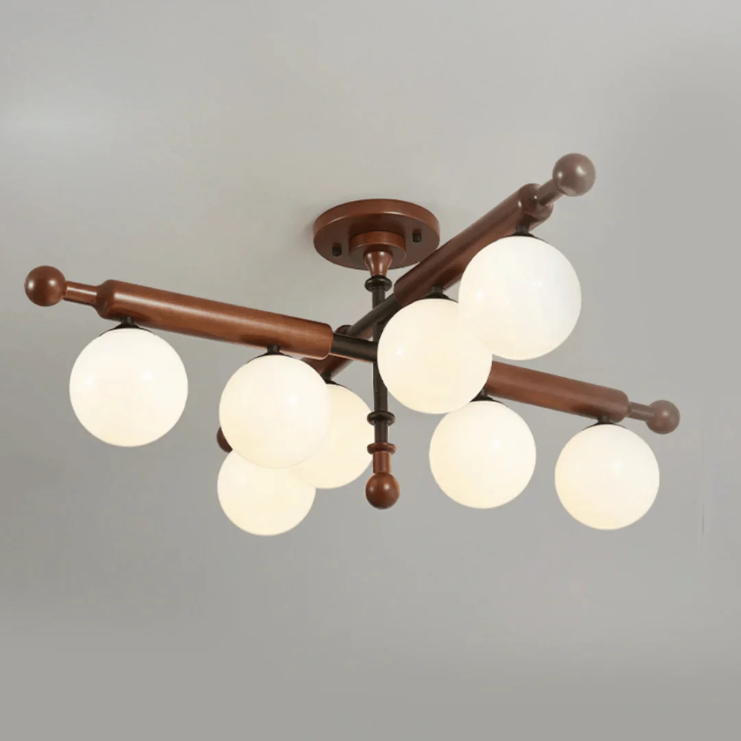 Rusticana Crossbeam Wood Ceiling Light - Image 15