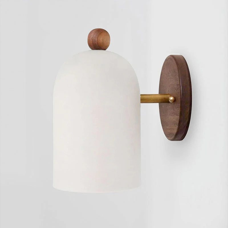 Sables Farmhouse Walnut Wall Light - Image 23